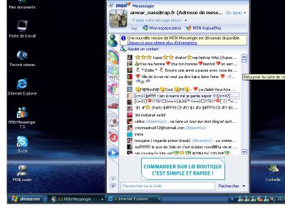 logisial de voleur image de msn